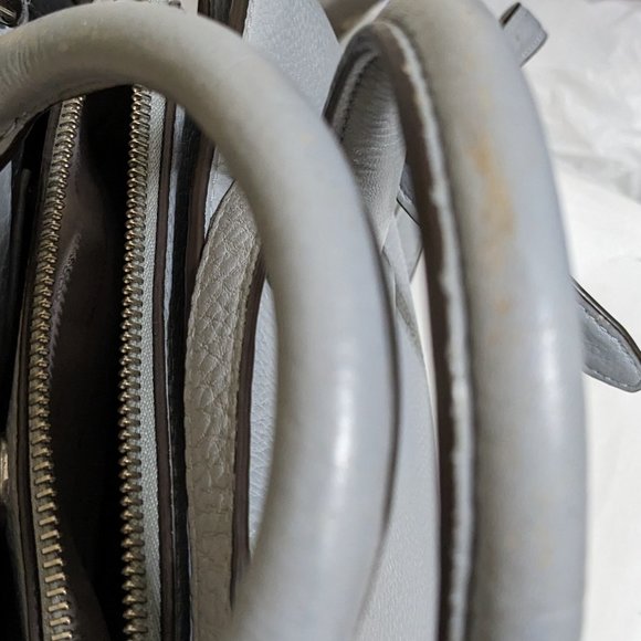 Michael Kors Convertible Tote Large Mercer Shoulder Bag Denim Blue - Picture 16 of 16